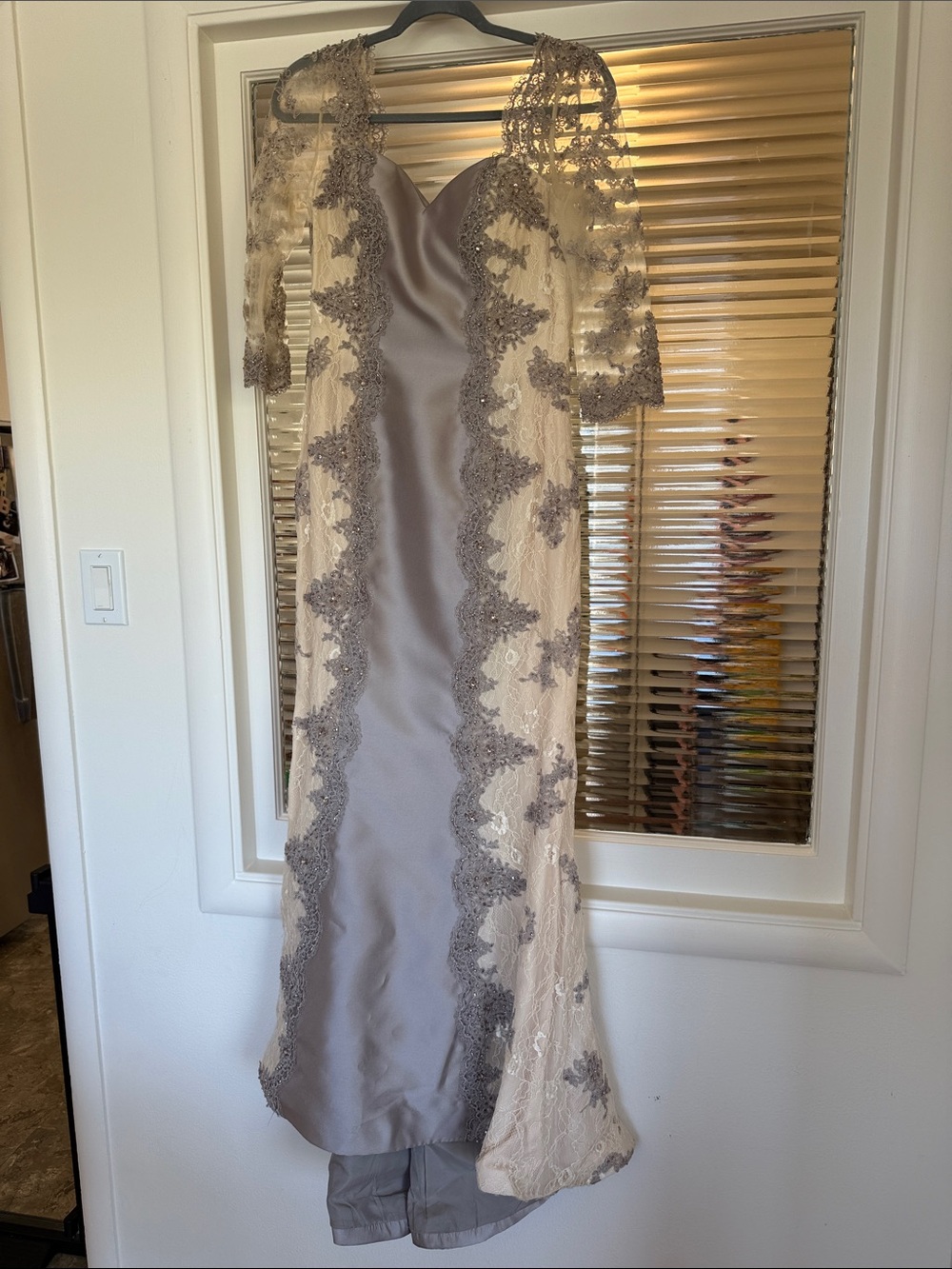 Custom mother of the bride dress